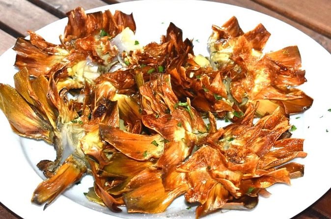 Rome Food Tour by Night in the Jewish Ghetto & Campo Marzio with Wine Tasting