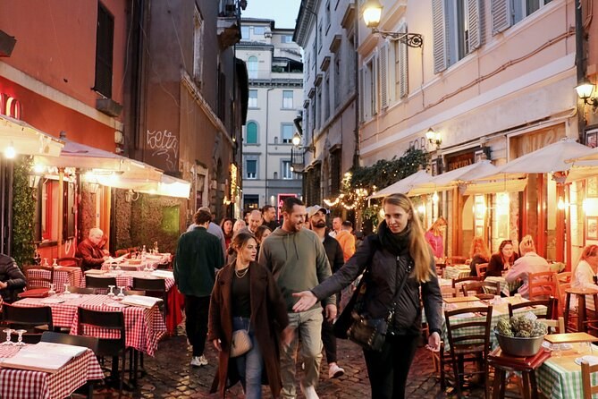Rome Food Tour: Trastevere Hidden Gems with Dinner & Wine