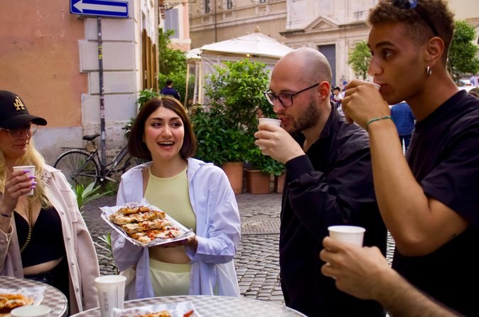 Rome Trastevere Food Walking Tour with Pasta and Wine